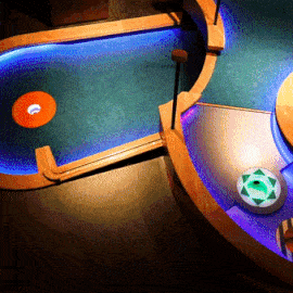 GIF of a hole in one