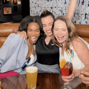 a group of friends enjoying drinks